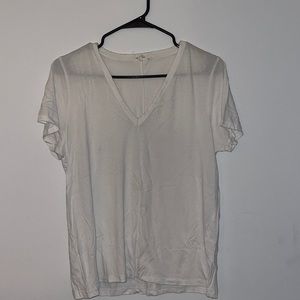 Rag & bone white tshirt v neck
